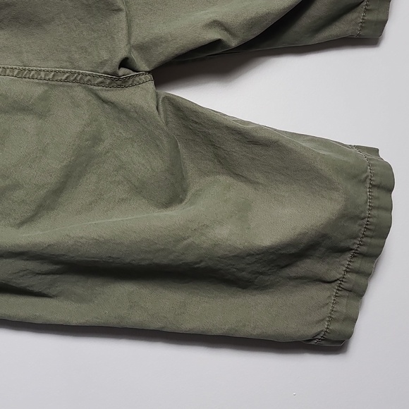 TORY BURCH 100% Cotton Bermuda Chino Olive Green Shorts Size 28 - Picture 13 of 16